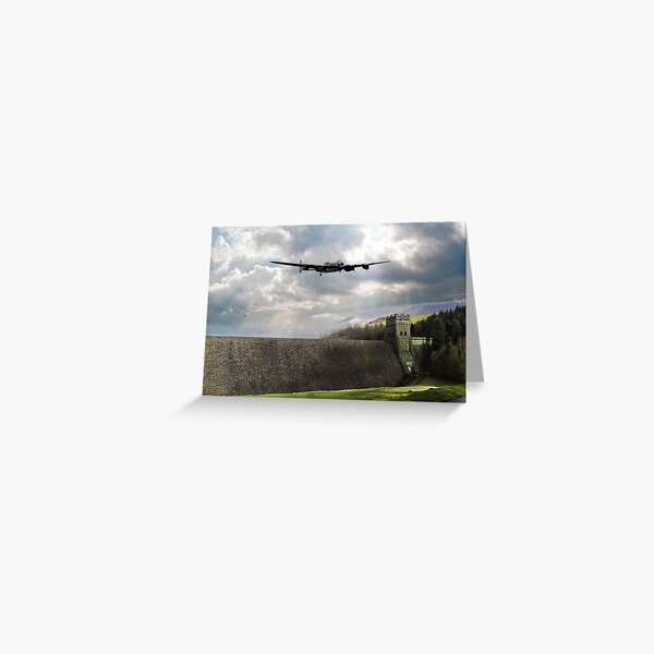 The Dam Busters over The Derwent Greeting Card