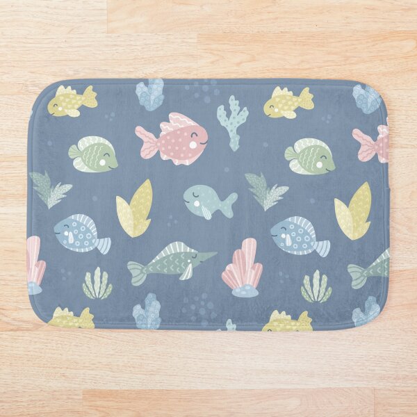 Item preview, Peces sobre un fondo azul designed and sold by LartGraphics.