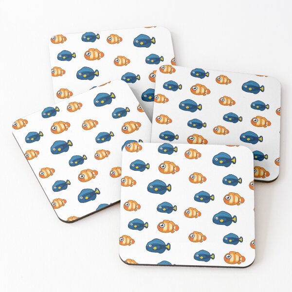 Item preview, clownfish and surgeonfish designed and sold by Tallulah-Malibu.
