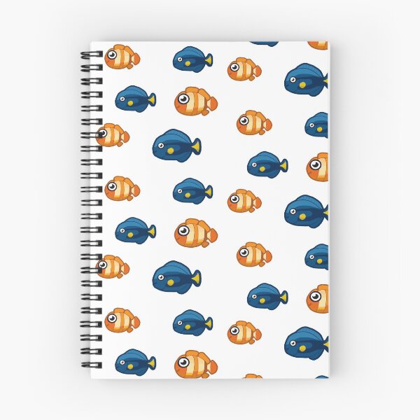 Item preview, clownfish and surgeonfish designed and sold by Tallulah-Malibu.
