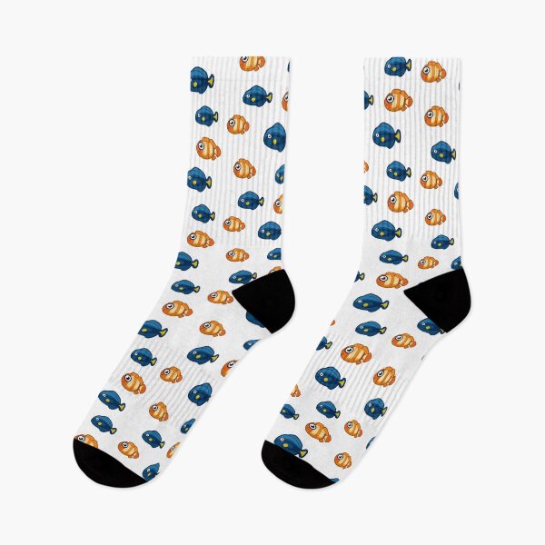 Item preview, clownfish and surgeonfish designed and sold by Tallulah-Malibu.