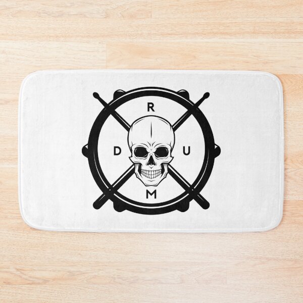 Item preview, Skull With Drumsticks Drummer Drum  designed and sold by playloud.