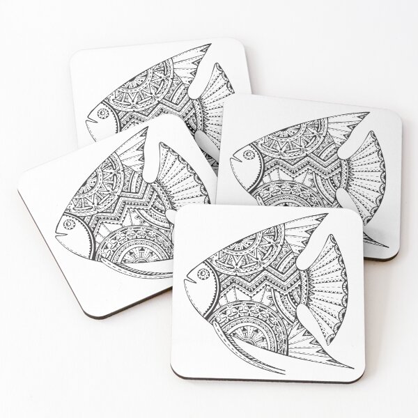 Item preview, Hand Drawn Fish Art designed and sold by JTS STORE.