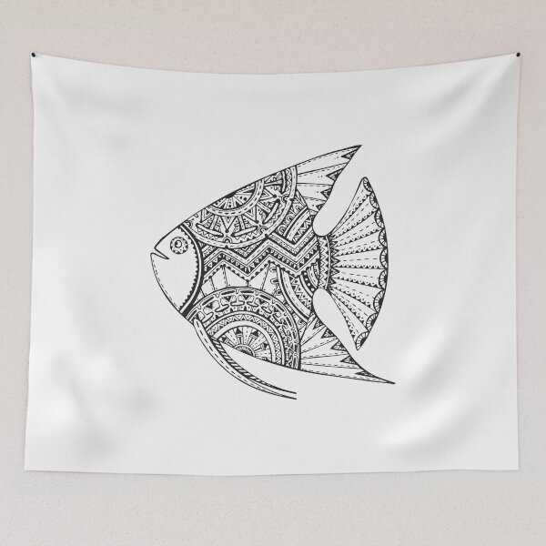 Item preview, Hand Drawn Fish Art designed and sold by JTS STORE.