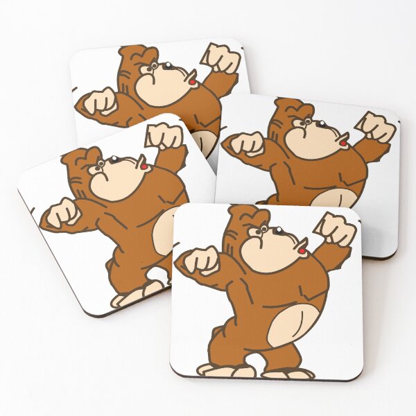 Item preview, Angry brown colored gorilla designed and sold by saketsinghal1.