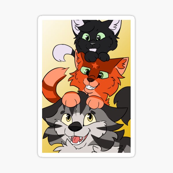 Warrior Cats Ravenpaw Sticker for Sale by Keef-Korner