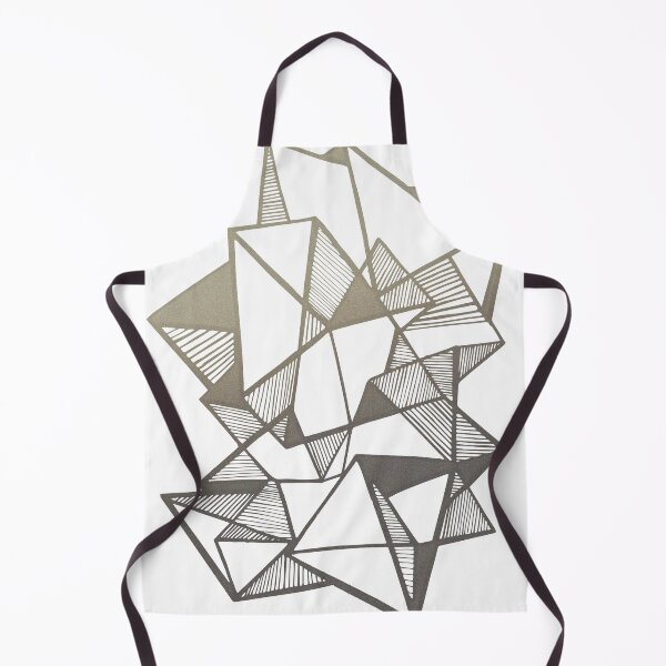 Item preview, Geometric metallic triangles abstract designed and sold by Carolina Salazar.