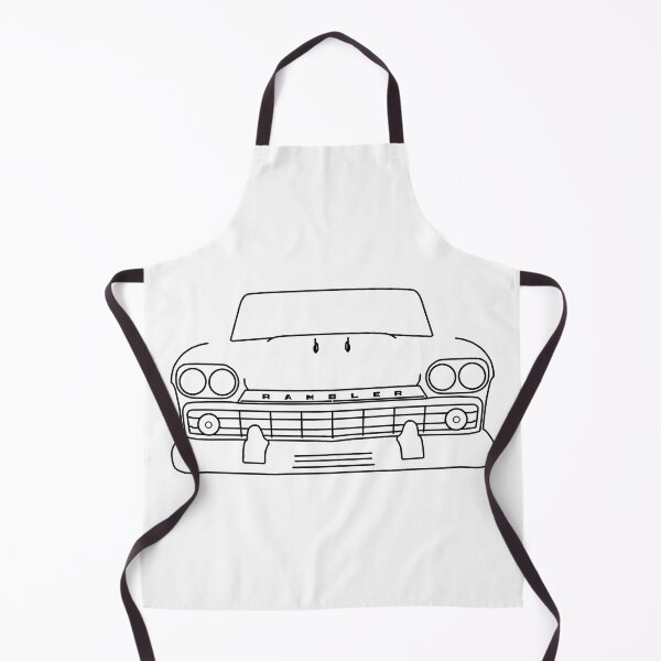 Item preview, 1959 AMC Rambler classic car black outline graphic  designed and sold by soitwouldseem.