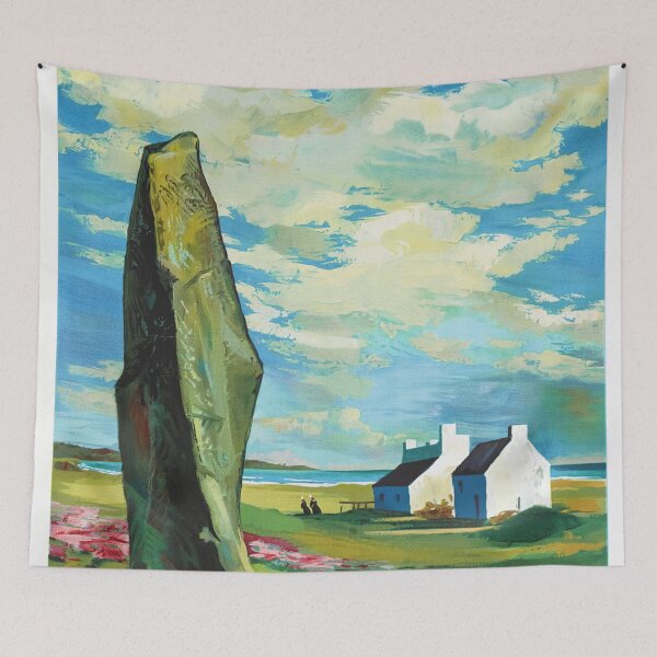 Item preview, Vintage french poster - Bretagne designed and sold by DejaVuStudio.