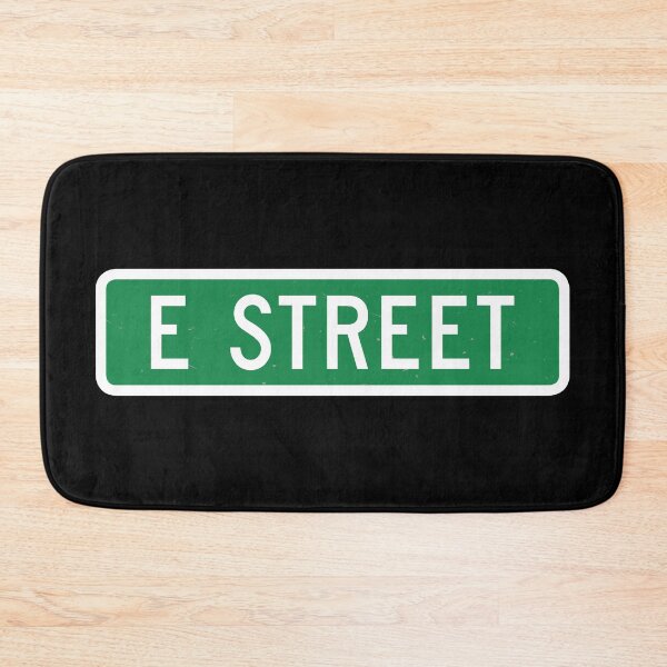 Item preview, E Street, vintage street sign (color version) designed and sold by dissident.