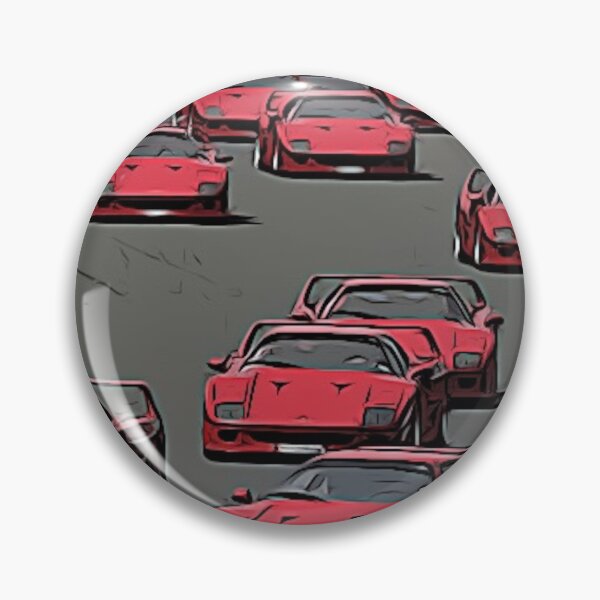 Item preview, Ferrari F40 Convoy Poster – Epic Supercar Group Art designed and sold by Road To Track.