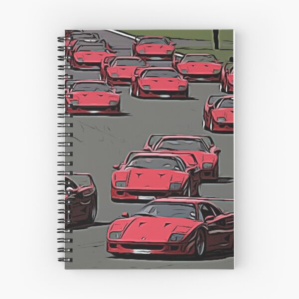 Item preview, Ferrari F40 Convoy Poster – Epic Supercar Group Art designed and sold by Road To Track.