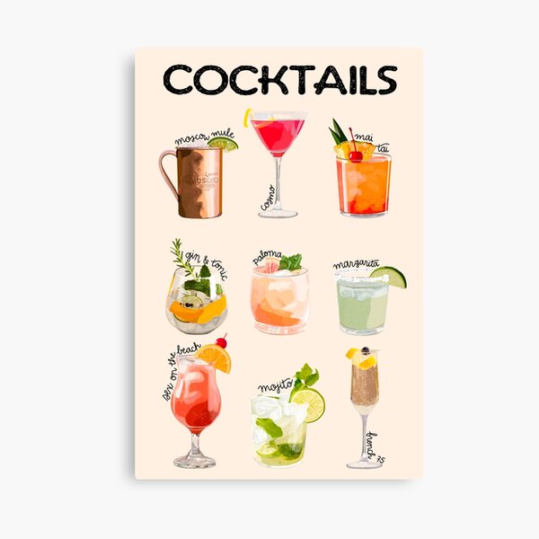 Artikel-Vorschau von bunte Cocktails, designt und verkauft von peytonbbeck.