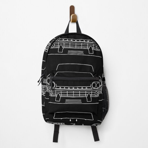 Item preview, 1959 AMC Rambler classic car white outline graphic  designed and sold by soitwouldseem.