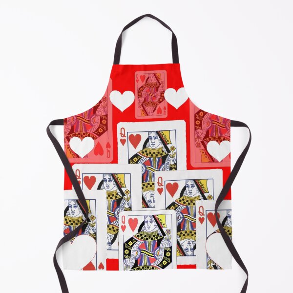 Item preview, RED-WHITE CASINO QUEEN HEART PLAYING CARDS designed and sold by sharlesart.