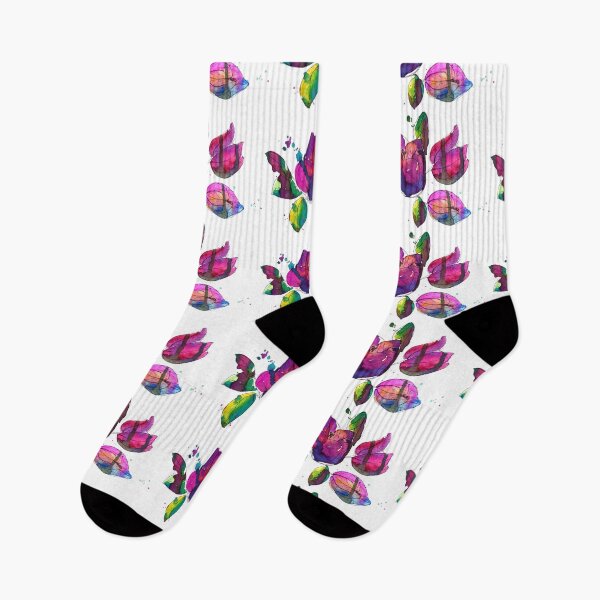 Item preview, Watercolor blossom pink bougainvillea flower designed and sold by Kateryna Pavliuk.