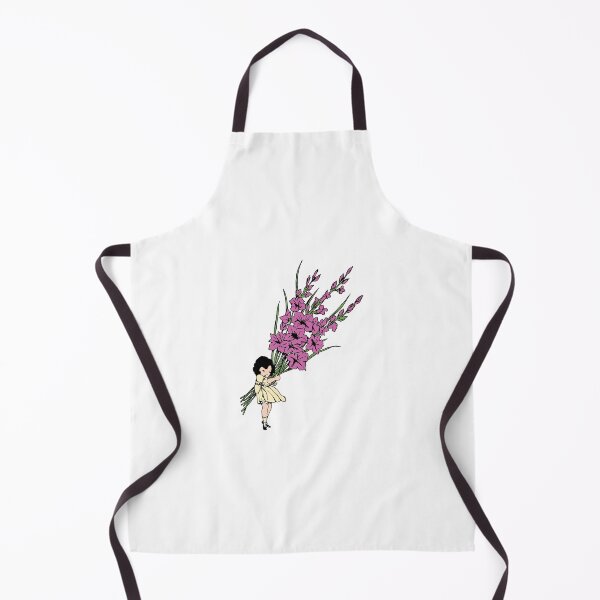 Item preview, Flower girl holding oversize gladiolus designed and sold by greengoodnich.