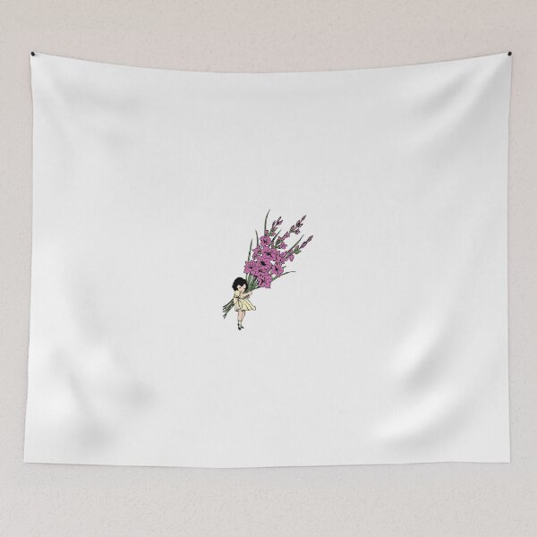 Item preview, Flower girl holding oversize gladiolus designed and sold by greengoodnich.