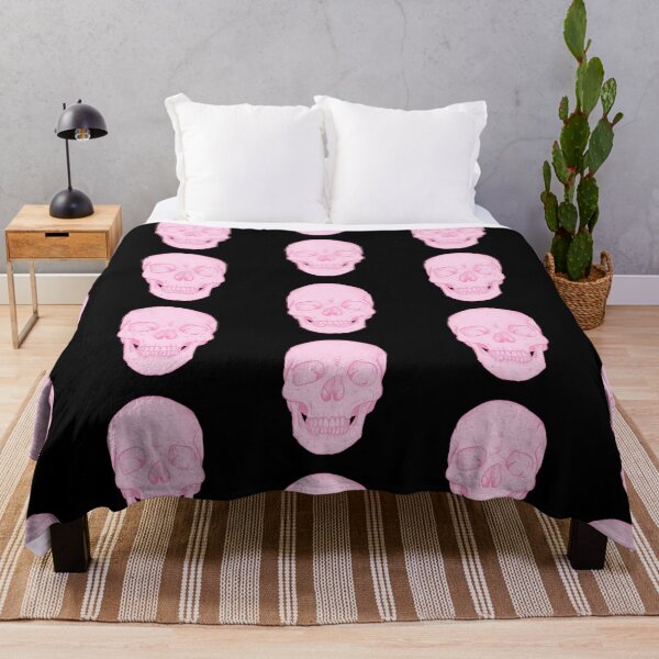 Item preview, pink pastel goth skull designed and sold by illhustration.