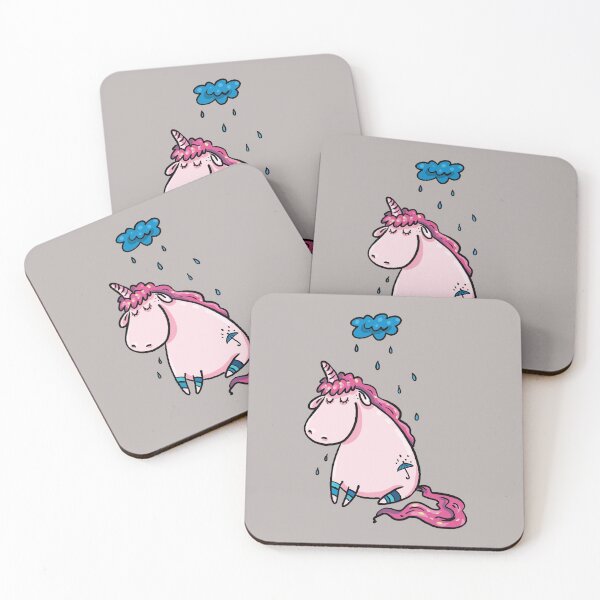 Item preview, Under the Weather Unicorn designed and sold by Dreamflight.