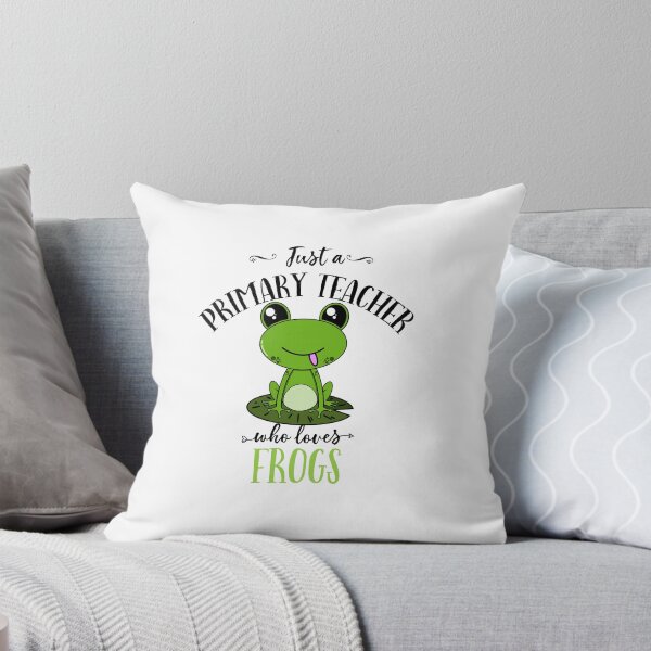 Item preview, Just a Primary Teacher Who Loves Frogs Funny Cute Teacher Appreciation Gift designed and sold by fashopera.