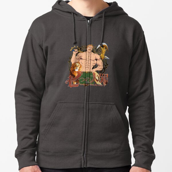Nanatsu no Taizai - Escanor Sudadera con capucha y cremallera