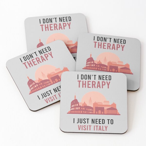 Item preview, I Don't Need Therapy I Just Need To Visit Italy Novelty Gift  designed and sold by Akmloza.