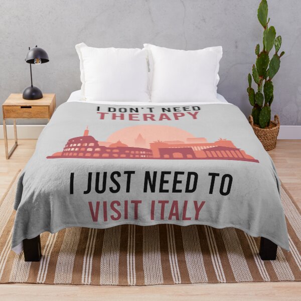 Item preview, I Don't Need Therapy I Just Need To Visit Italy Novelty Gift  designed and sold by Akmloza.
