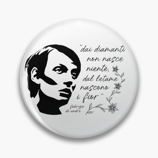 Item preview, Fabrizio de Andrè T-Shirt Via del Campo Lyrics - Maglietta Faber designed and sold by IncognitoMode.