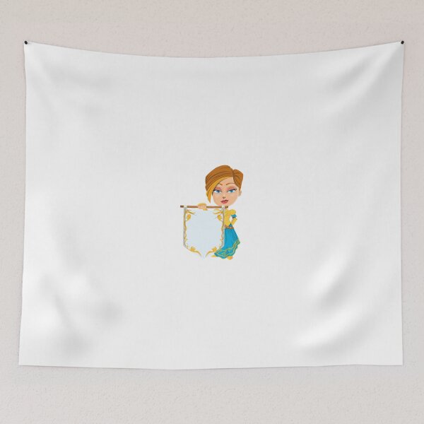 Item preview, Female Knight Holding Up Sign designed and sold by greengoodnich.