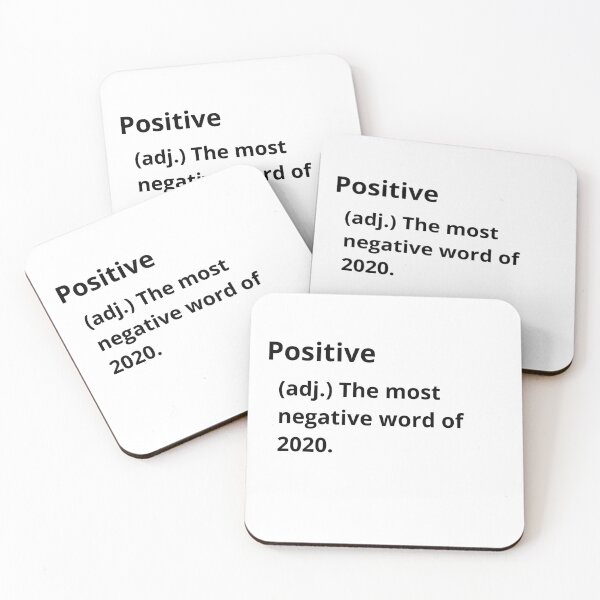Item preview, Positive - The most negative word of 2020 - funny tshirt designed and sold by CINE-STORE.