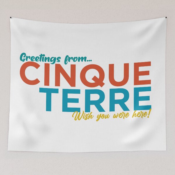 Item preview, Cinque Terre Post Card Travel Greeting designed and sold by Eunice Marie.
