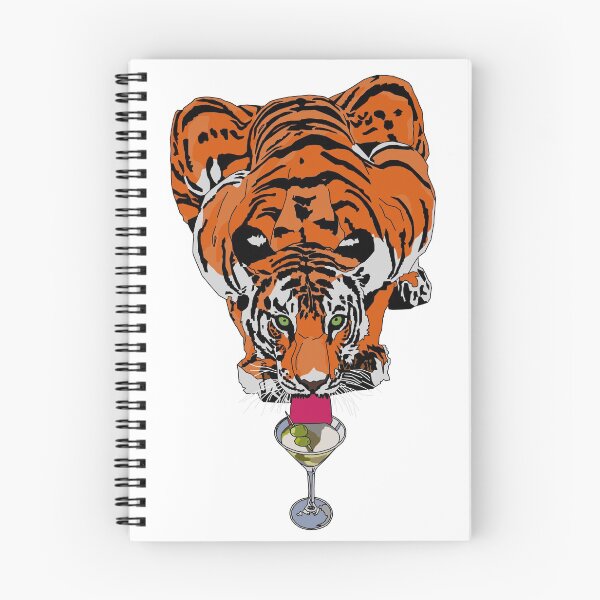 Item preview, Tiger Drinking a Martini Cocktail designed and sold by BearMa.