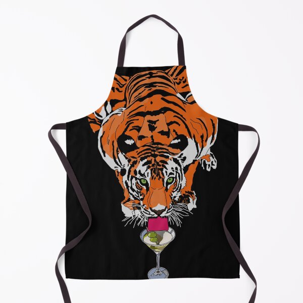 Item preview, Tiger Drinking a Martini Cocktail designed and sold by BearMa.