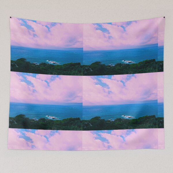 Item preview, Moroccan sea with Pink Clouds, Tangier designed and sold by Wanderlora.