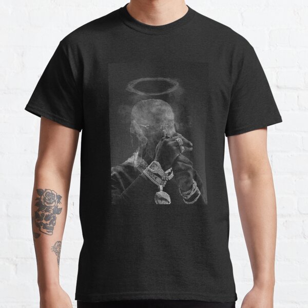Dernière affiche pop fumante T-shirt classique