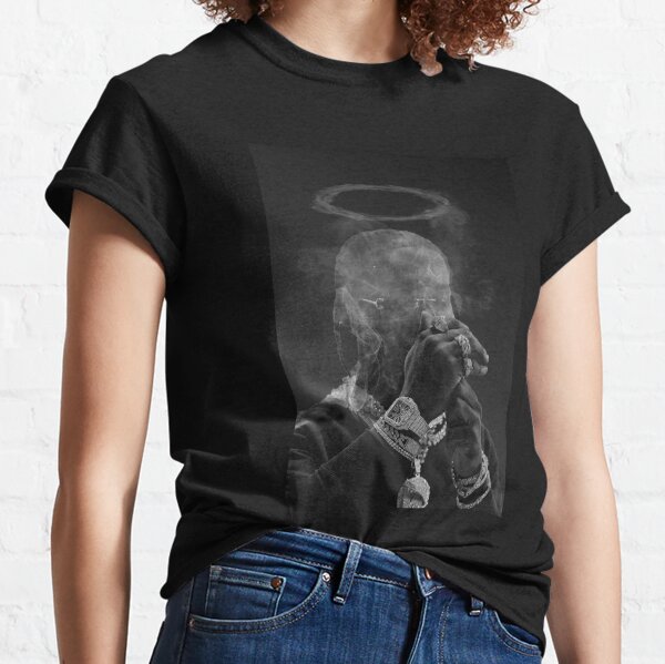 Dernière affiche pop fumante T-shirt classique