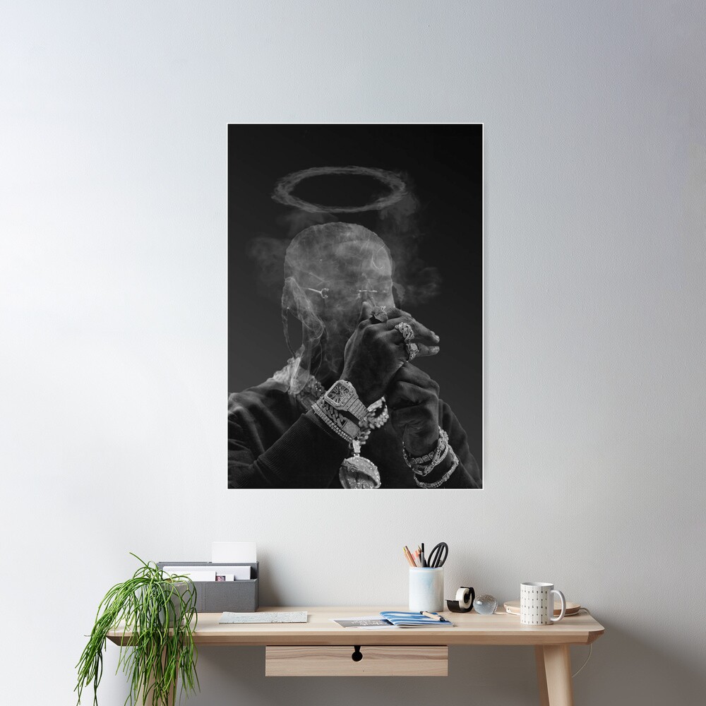 Letztes rauchendes Pop-Plakat Poster
