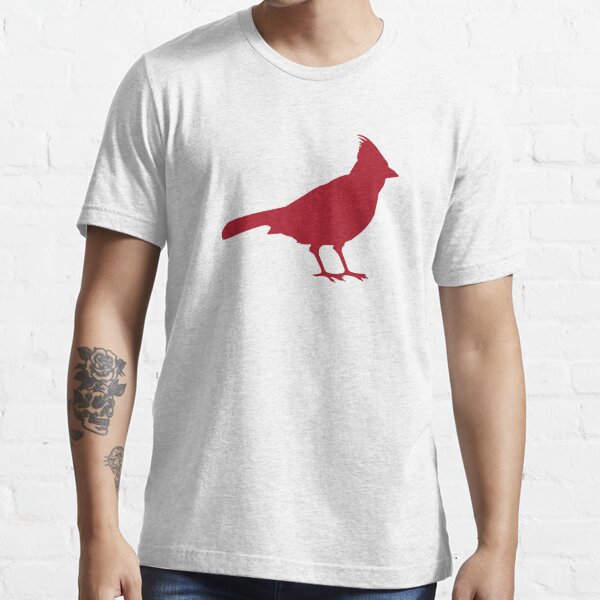  Bright Red Cardinal bird Silhouette T-Shirt : Clothing, Shoes &  Jewelry