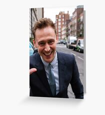Tom Hiddleston Grußkarte