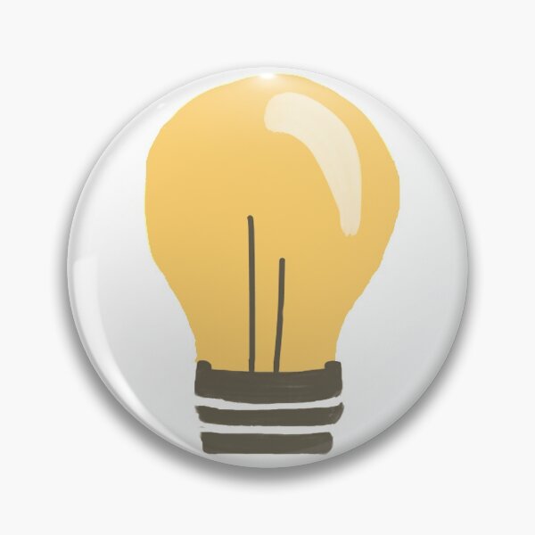 Item preview, Hand-drawn Light Bulb designed and sold by fluffeeair.