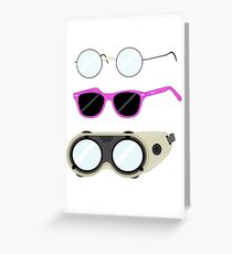 Glasses and Goggles- Potter/Starkid/Dr.Horrible Greeting Card
