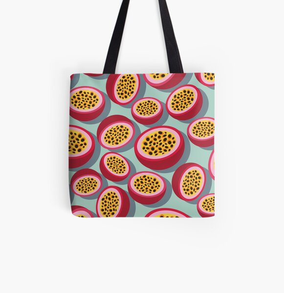 Passion Fruit All Over Print Tote Bag