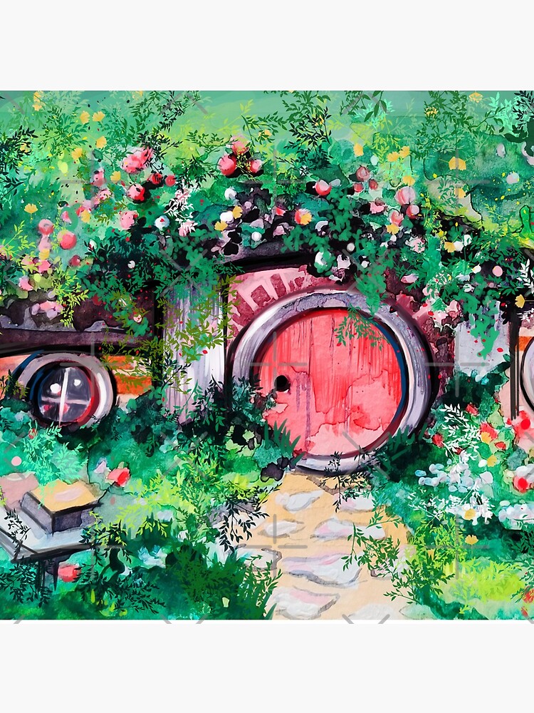 Hobbiton Shire in the Spring by artbysavi
