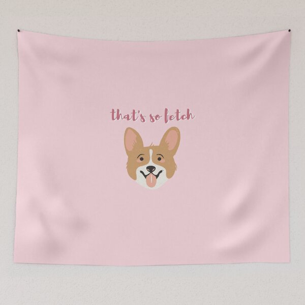Item preview, That's So Fetch Corgi Pink designed and sold by kqwdesigns.