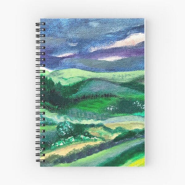 Item preview, Moody Blue Landscape  designed and sold by VickyJonesArt.