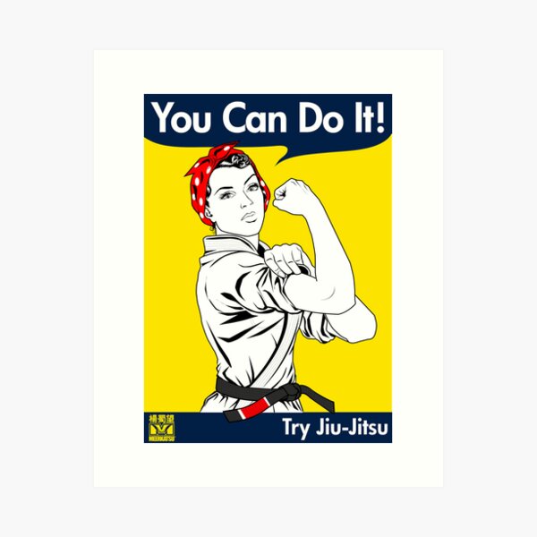 Try Jiu-Jitsu Art Print