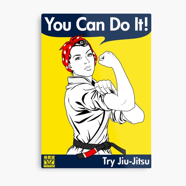 Try Jiu-Jitsu Metal Print