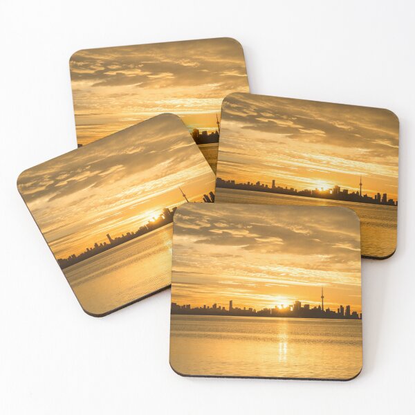 Item preview, Split Sun Path - A Glorious Toronto Sunrise designed and sold by Georgia Mizuleva.