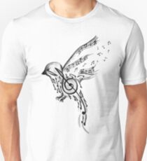 Musical bird Unisex T-Shirt
